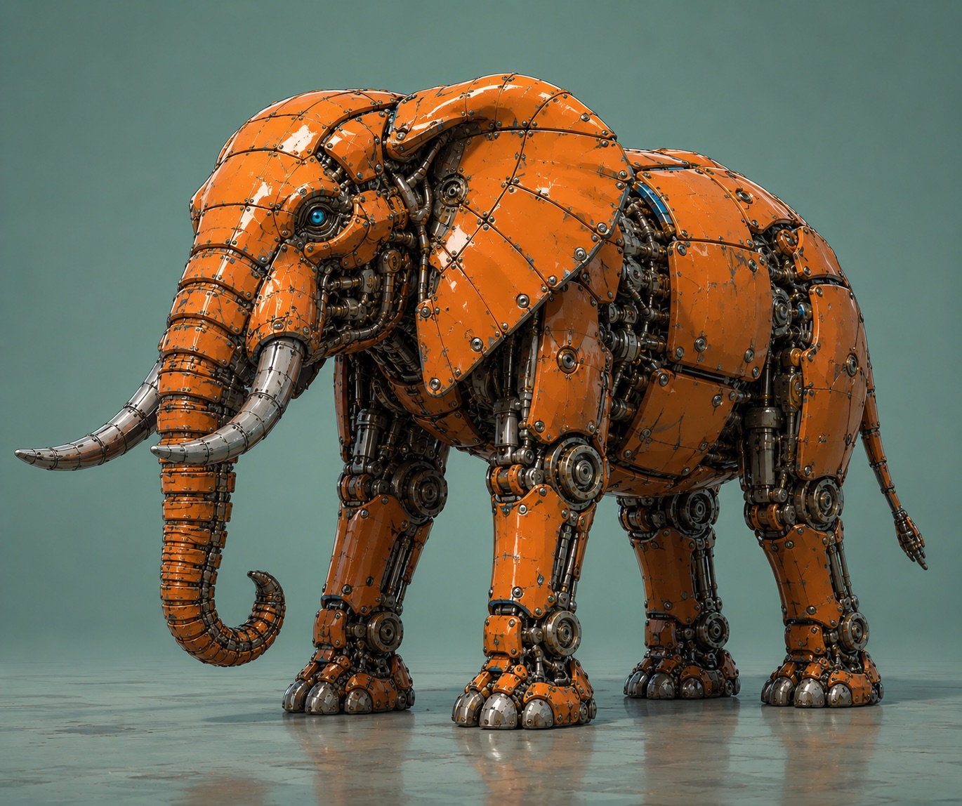 Perslis robot elephant representing durable operational intelligence