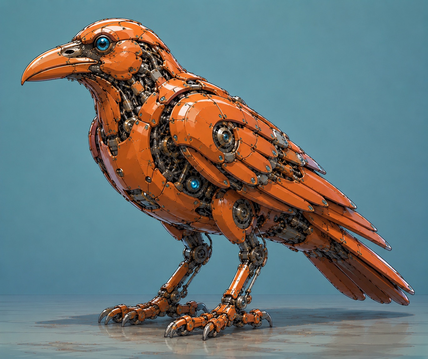 Perslis robot raven representing legacy reconstruction and revived systems